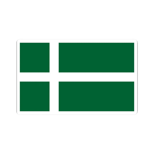 Isle of Barra flag (Scotland) STICKER Vinyl Kiss-Cut Decal 2 Inch White - The Sticker Space