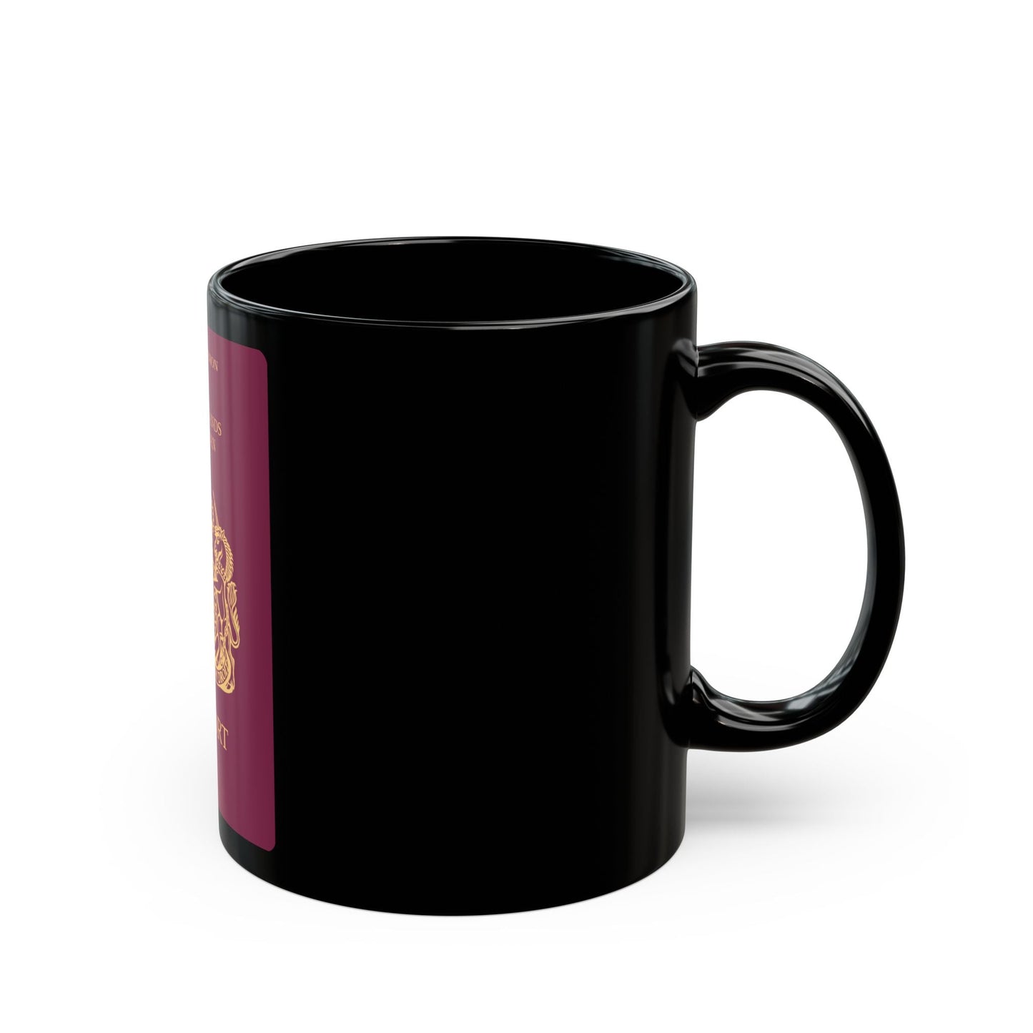 Isle Of Man Passport - Black Coffee Mug