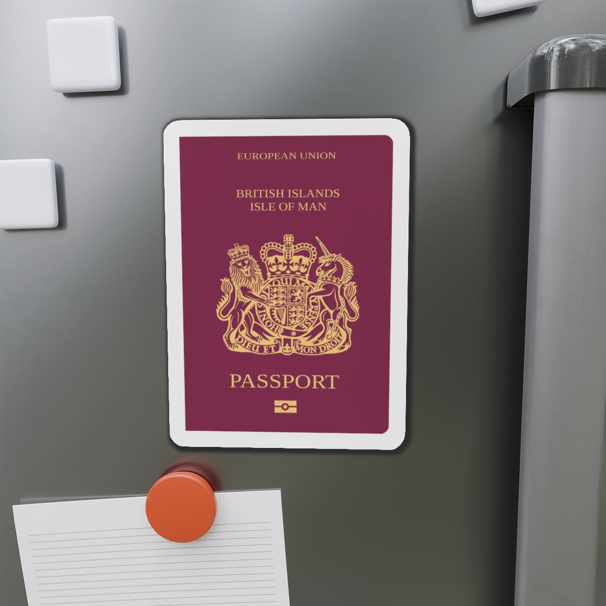 Isle Of Man Passport - Die-Cut Magnet-The Sticker Space