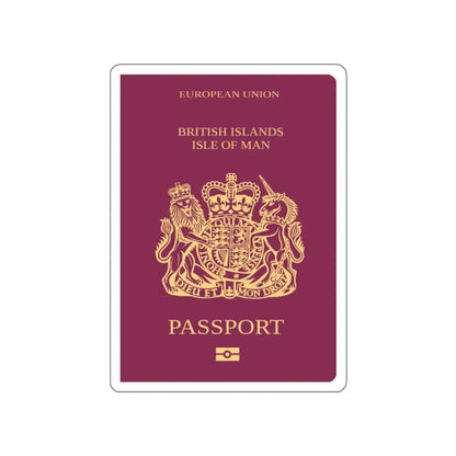 Isle Of Man Passport STICKER Vinyl Die-Cut Decal - The Sticker Space