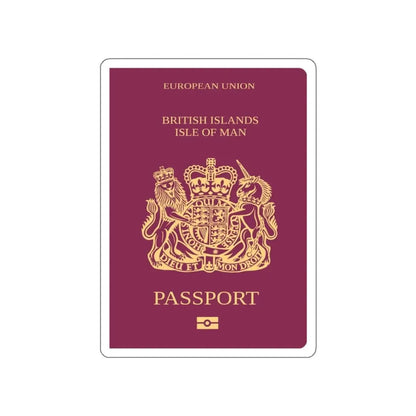 Isle Of Man Passport STICKER Vinyl Die-Cut Decal - The Sticker Space