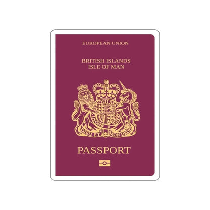 Isle Of Man Passport STICKER Vinyl Die-Cut Decal - The Sticker Space