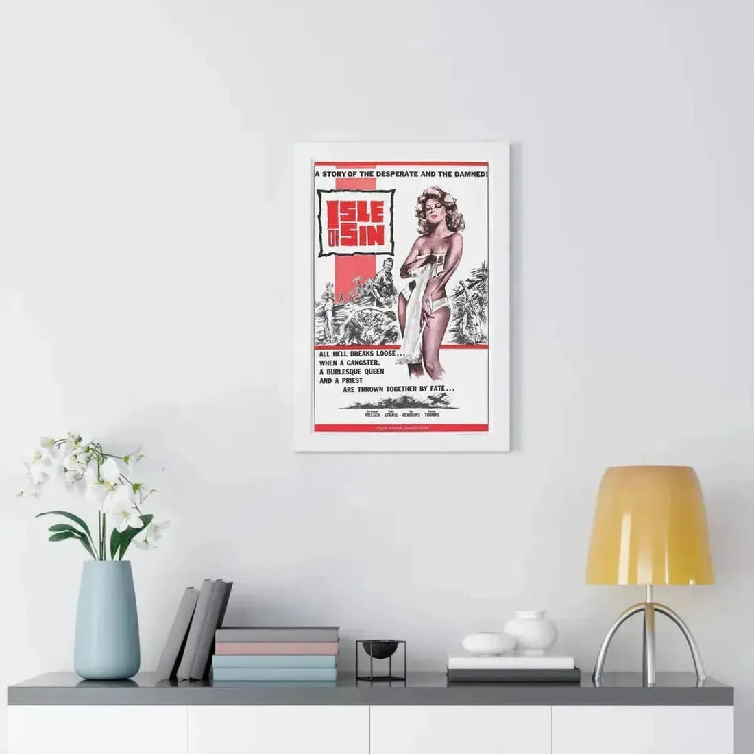ISLE OF SIN 1960 - Framed Movie Poster - The Sticker Space