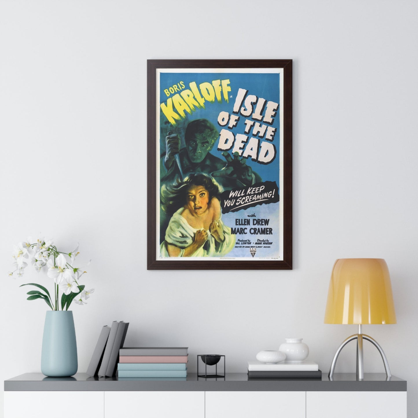 ISLE OF THE DEAD 1945 - Framed Movie Poster-The Sticker Space