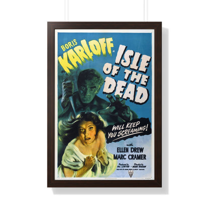 ISLE OF THE DEAD 1945 - Framed Movie Poster-20" x 30"-The Sticker Space