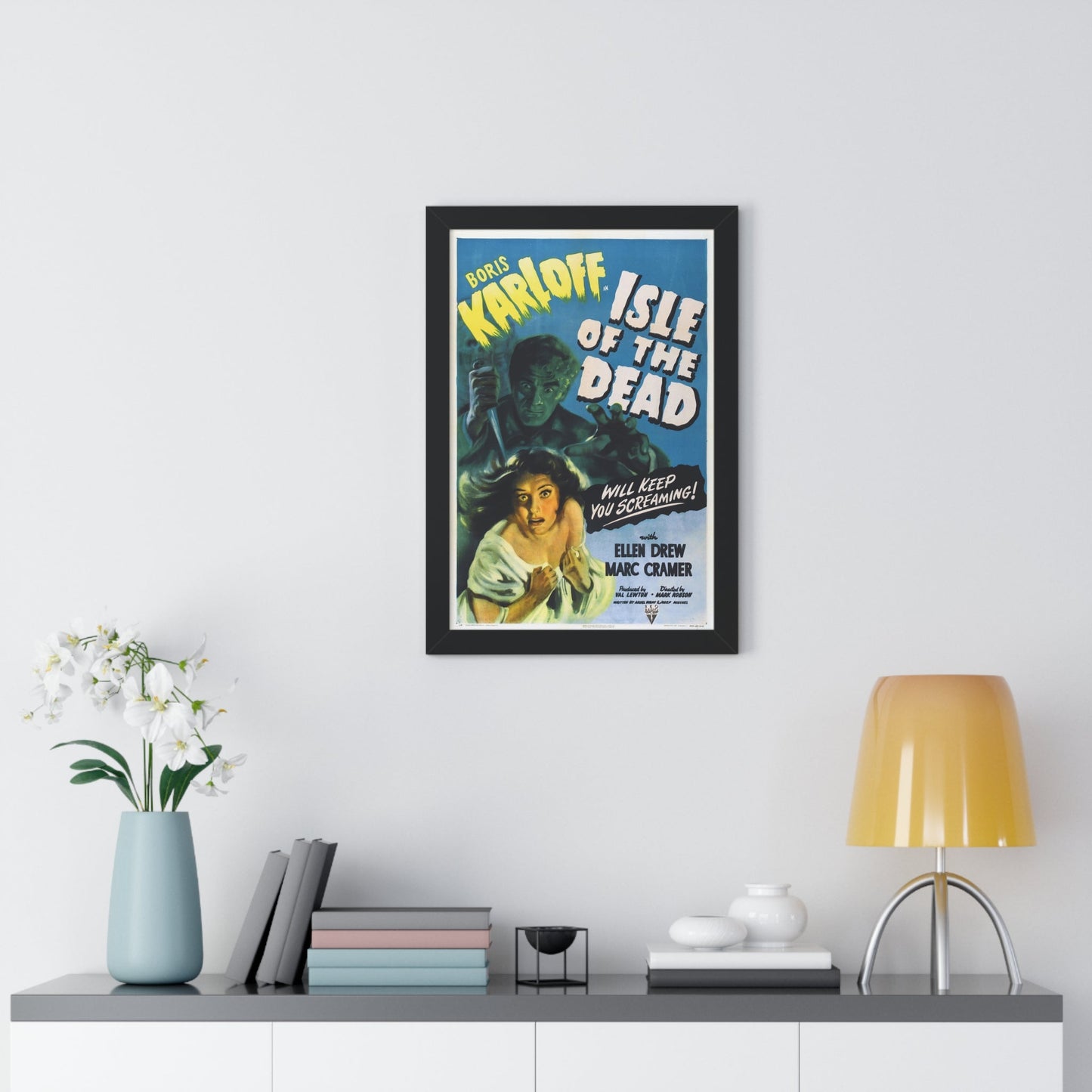 ISLE OF THE DEAD 1945 - Framed Movie Poster-The Sticker Space