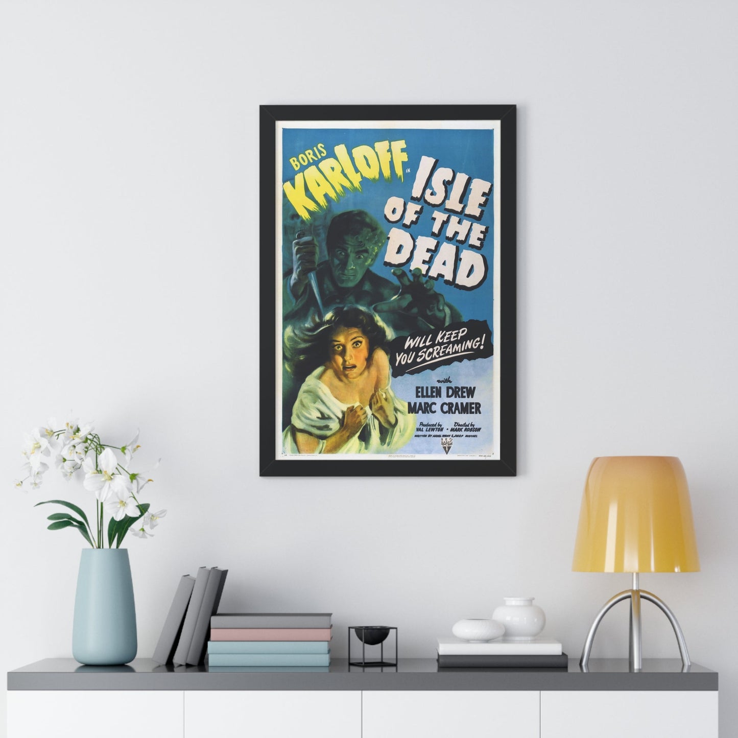 ISLE OF THE DEAD 1945 - Framed Movie Poster-The Sticker Space