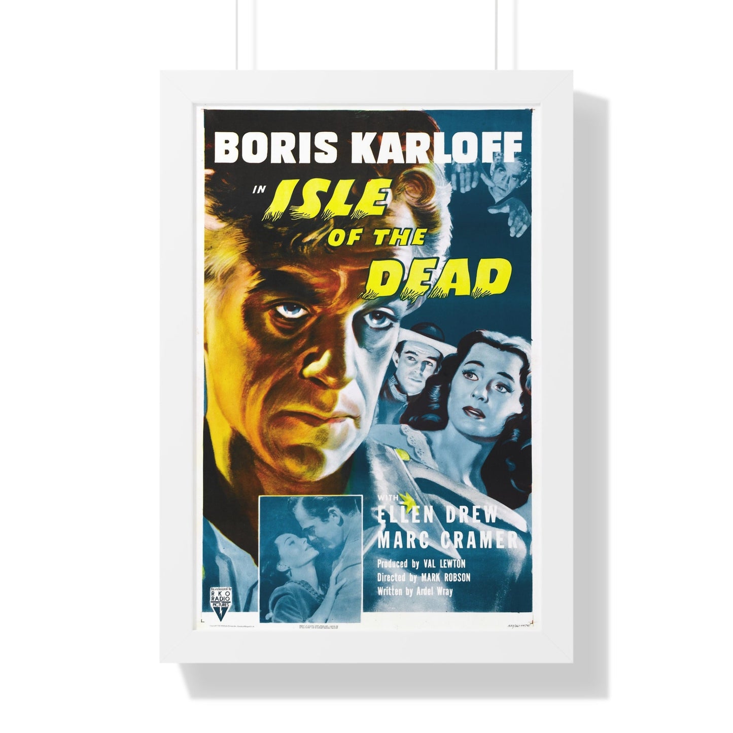 ISLE OF THE DEAD (2) 1945 - Framed Movie Poster-16″ x 24″-The Sticker Space