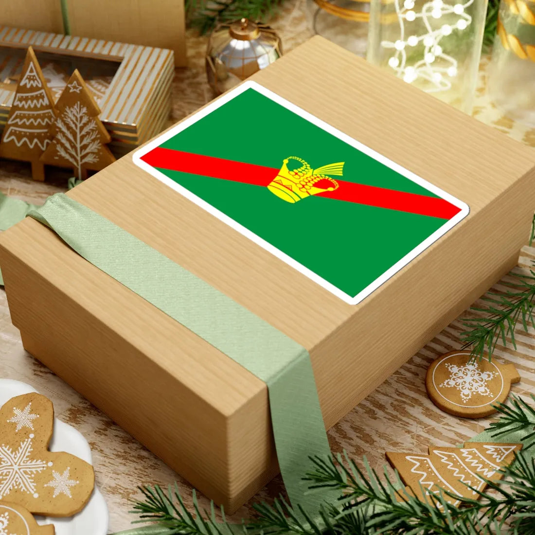 Ismaili Muslim princely standard (Tajikistan) STICKER Vinyl Kiss-Cut Decal - The Sticker Space