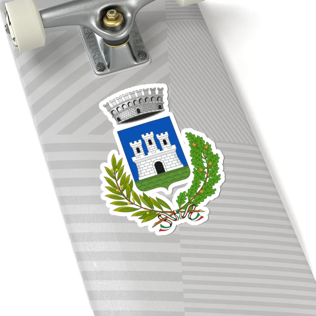 Isola di Capo Rizzuto-Stemma (Italy) (Coat of Arms) STICKER Vinyl Kiss-Cut Decal - The Sticker Space
