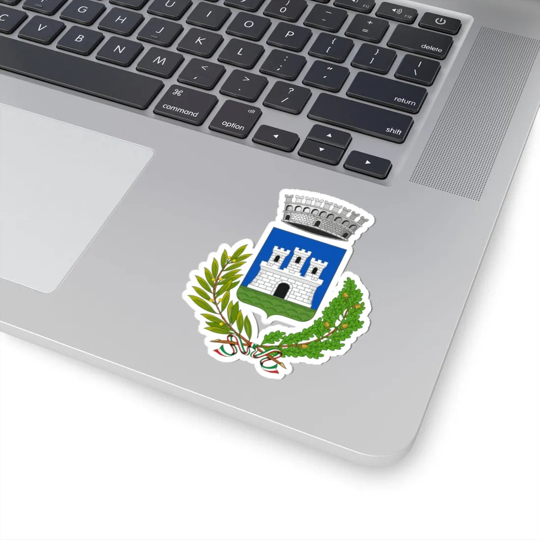 Isola di Capo Rizzuto-Stemma (Italy) (Coat of Arms) STICKER Vinyl Kiss-Cut Decal - The Sticker Space