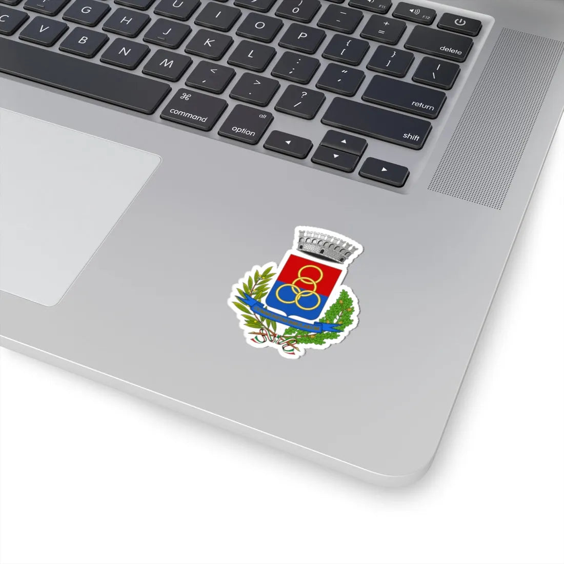 Isola Vicentina-Stemma (Italy) (Coat of Arms) STICKER Vinyl Kiss-Cut Decal - The Sticker Space