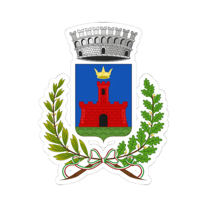 Isolabona-Stemma (Italy) (Coat of Arms) STICKER Vinyl Kiss-Cut Decal 4 Inch White - The Sticker Space