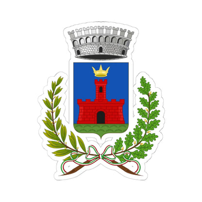 Isolabona-Stemma (Italy) (Coat of Arms) STICKER Vinyl Kiss-Cut Decal 6 Inch White - The Sticker Space