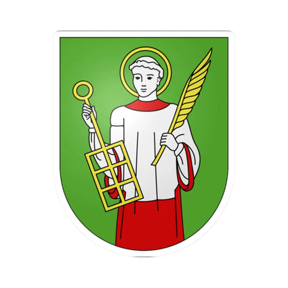 Isone-coat of arms (Switzerland) (Coat of Arms) STICKER Vinyl Kiss-Cut Decal 2 Inch White - The Sticker Space