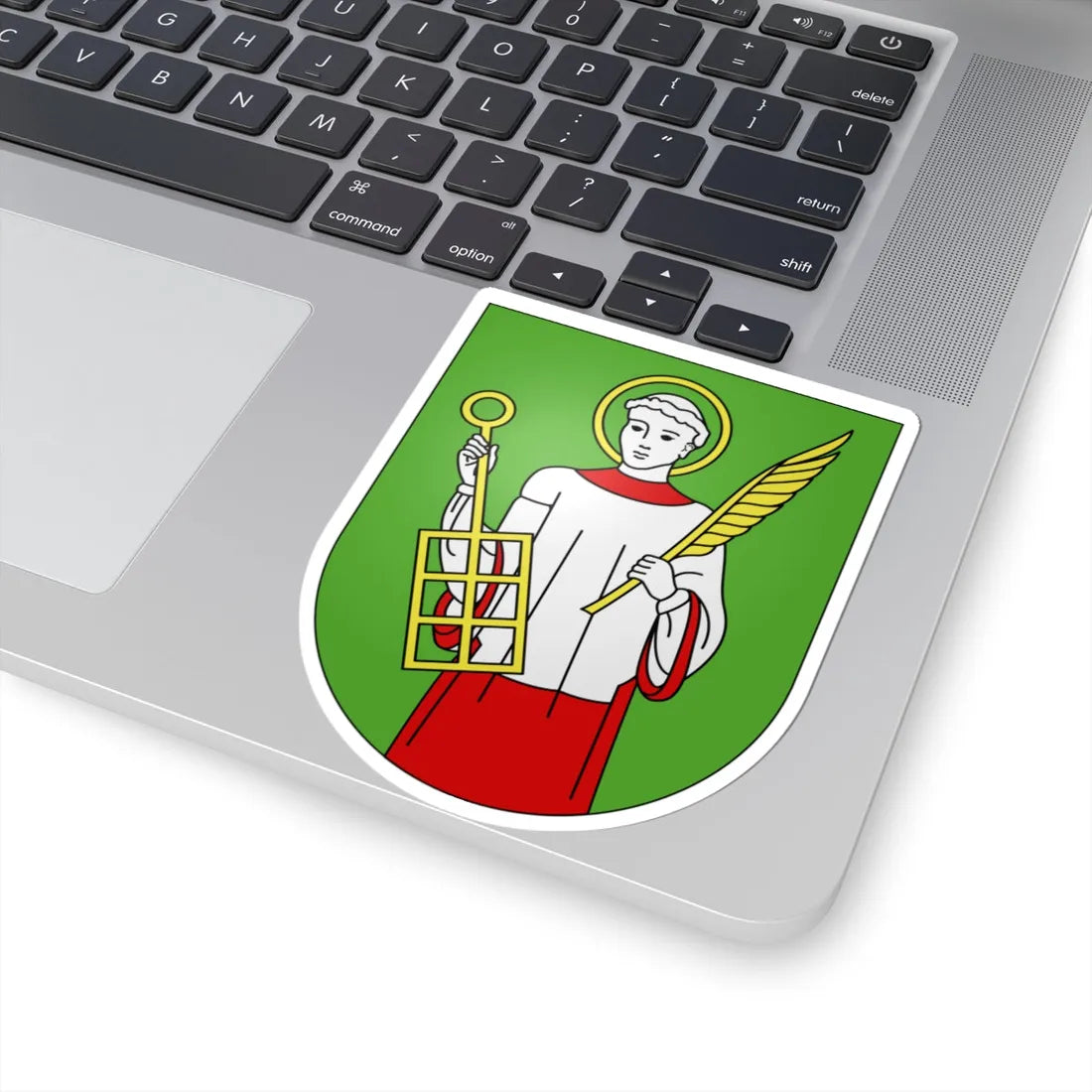 Isone-coat of arms (Switzerland) (Coat of Arms) STICKER Vinyl Kiss-Cut Decal - The Sticker Space