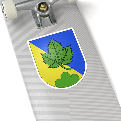 Isérables-coat of arms (Switzerland) (Coat of Arms) STICKER Vinyl Kiss-Cut Decal - The Sticker Space