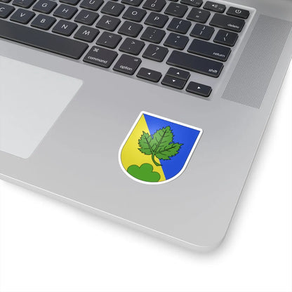 Isérables-coat of arms (Switzerland) (Coat of Arms) STICKER Vinyl Kiss-Cut Decal - The Sticker Space