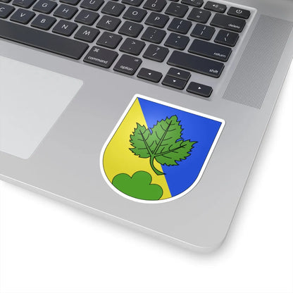 Isérables-coat of arms (Switzerland) (Coat of Arms) STICKER Vinyl Kiss-Cut Decal - The Sticker Space