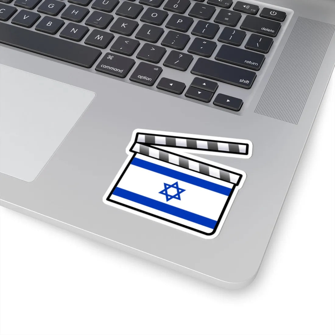 Israel film clapperboard (Israel) STICKER Vinyl Kiss-Cut Decal - The Sticker Space