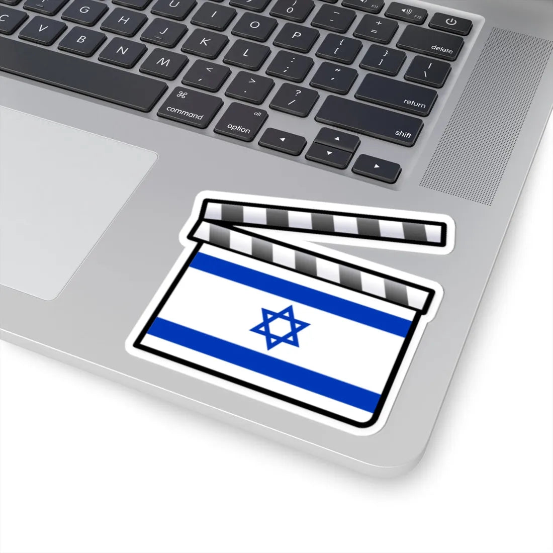 Israel film clapperboard (Israel) STICKER Vinyl Kiss-Cut Decal - The Sticker Space