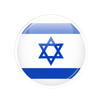 Israel flag icon (Israel) STICKER Vinyl Kiss-Cut Decal 6 Inch White - The Sticker Space