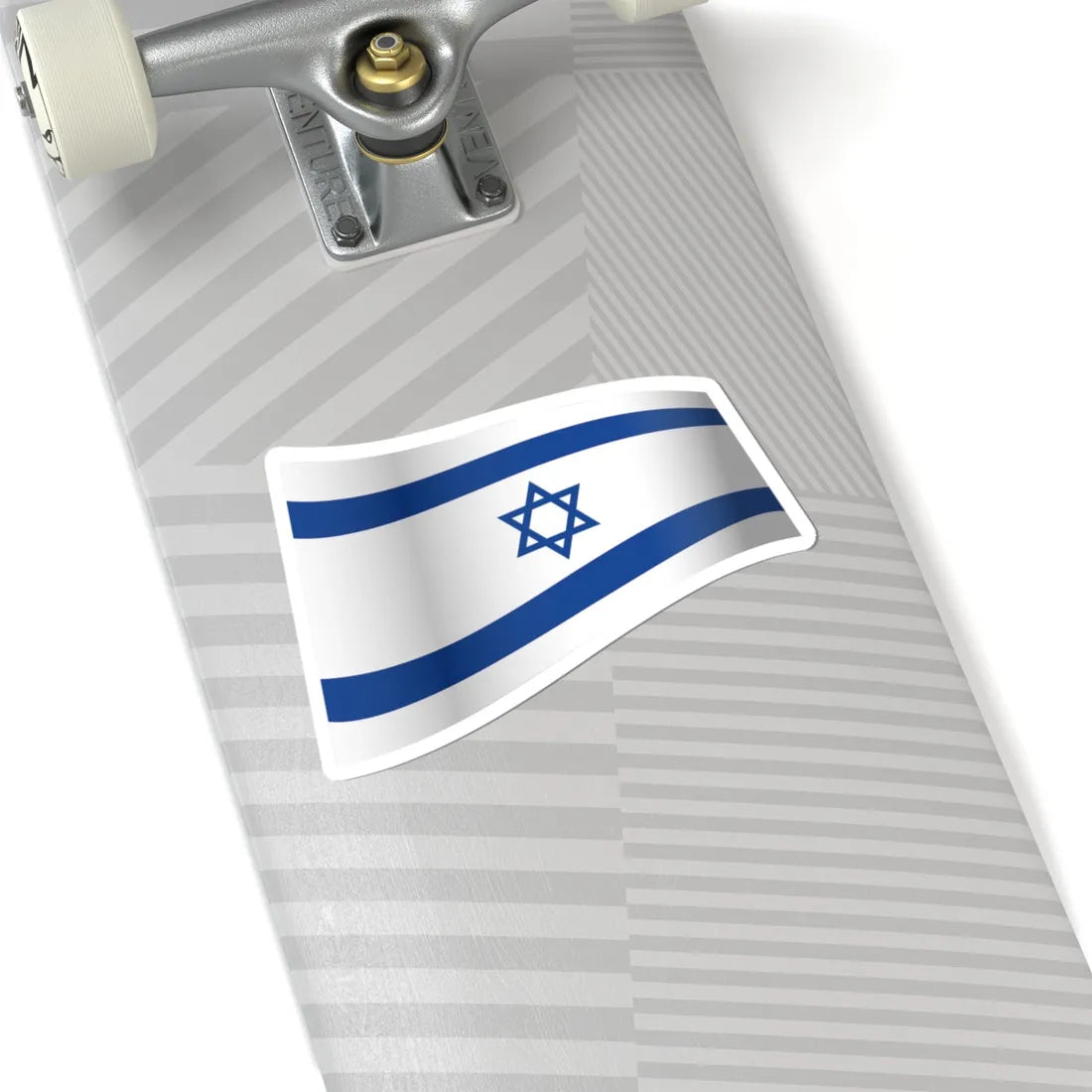 Israel Flag - iconic waving (Israel) STICKER Vinyl Kiss-Cut Decal - The Sticker Space