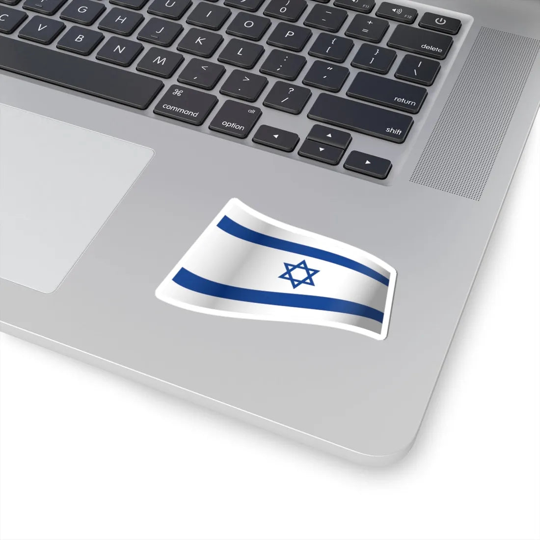 Israel Flag - iconic waving (Israel) STICKER Vinyl Kiss-Cut Decal - The Sticker Space