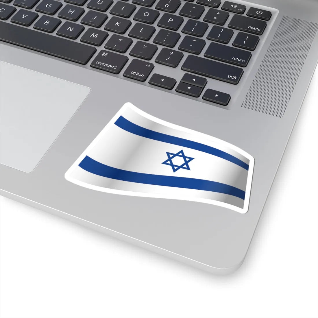 Israel Flag - iconic waving (Israel) STICKER Vinyl Kiss-Cut Decal - The Sticker Space