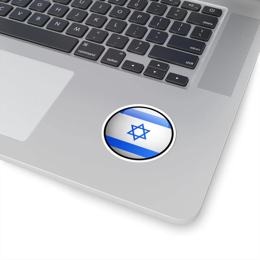 Israel Flag Round (Israel) STICKER Vinyl Kiss-Cut Decal - The Sticker Space