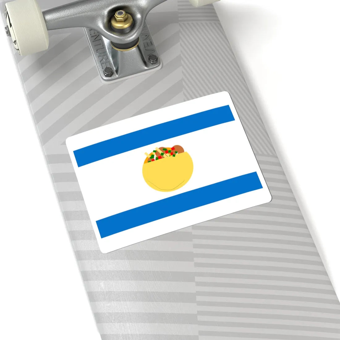 Israeli Falafel Flag 2 (Israel) STICKER Vinyl Kiss-Cut Decal - The Sticker Space