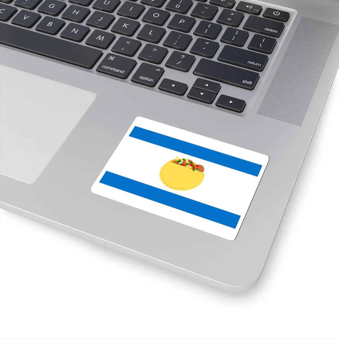 Israeli Falafel Flag 2 (Israel) STICKER Vinyl Kiss-Cut Decal - The Sticker Space