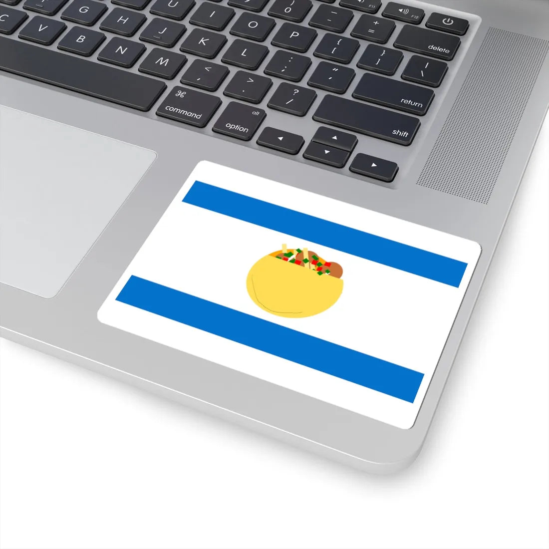 Israeli Falafel Flag 2 (Israel) STICKER Vinyl Kiss-Cut Decal - The Sticker Space