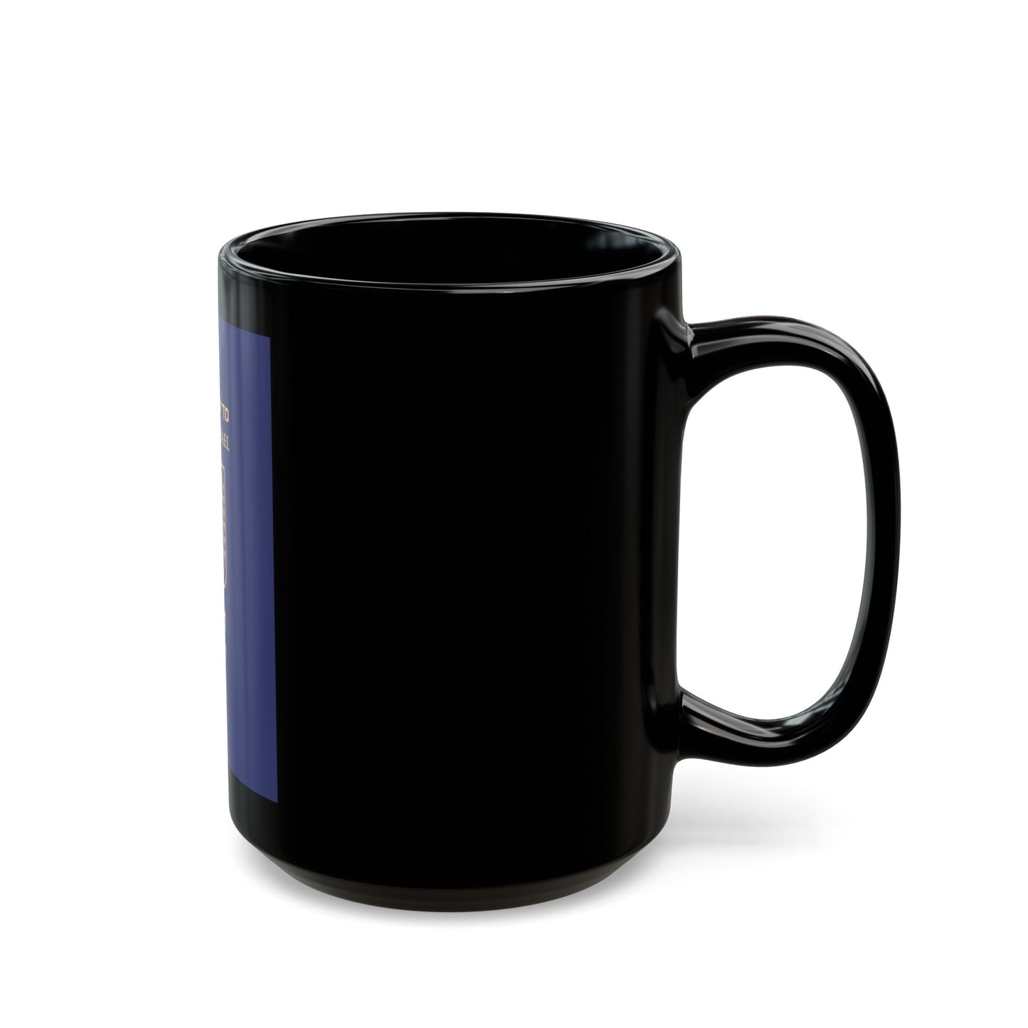 Israeli Passport - Black Coffee Mug