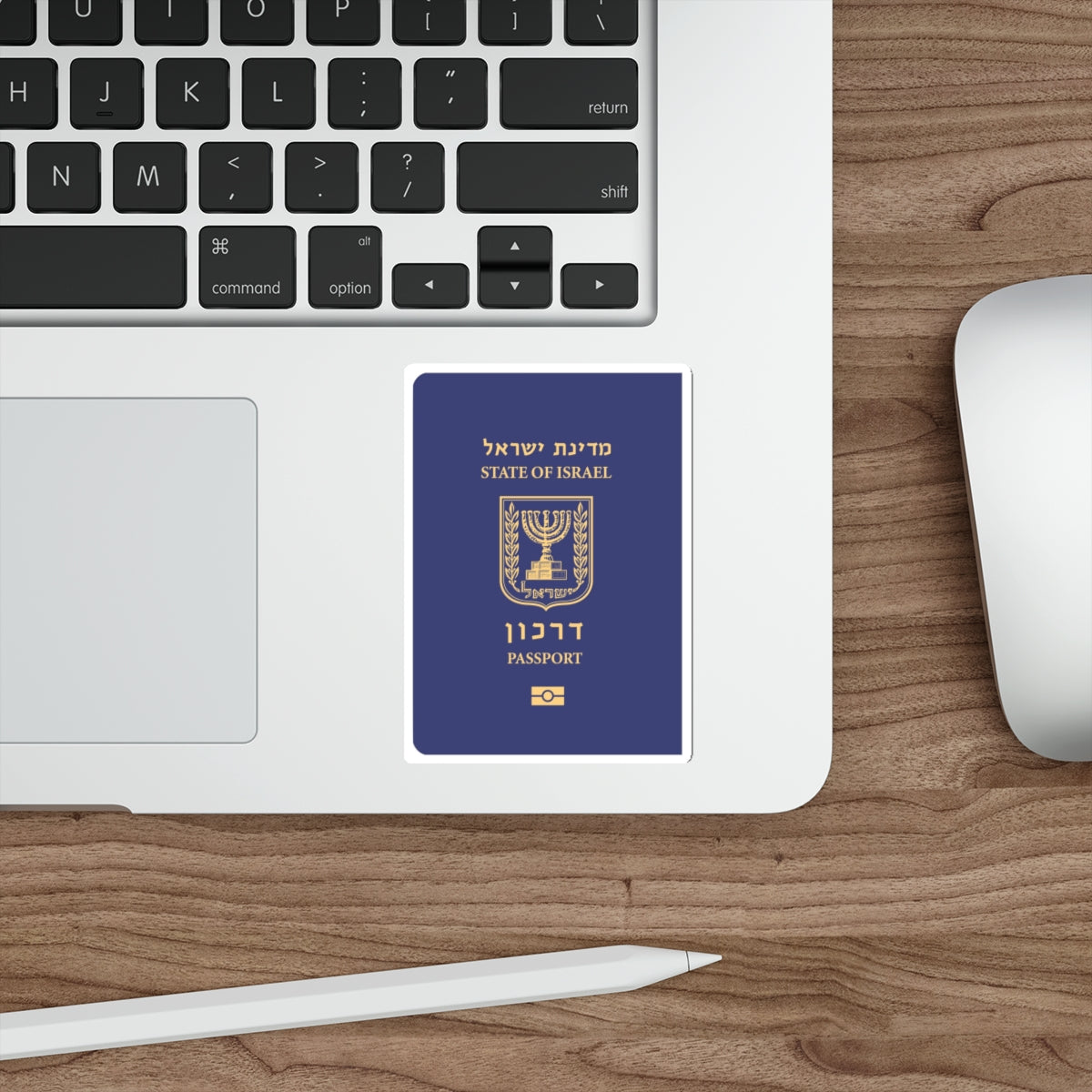 Israeli Passport STICKER Vinyl Die-Cut Decal-The Sticker Space