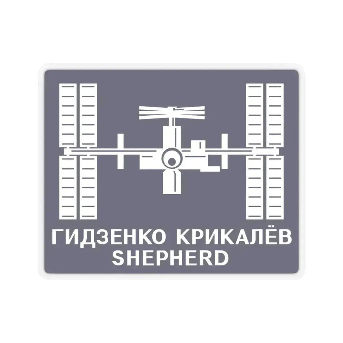 ISS Expedition 1 (NASA) STICKER Vinyl Kiss-Cut Decal 3 Inch Transparent - The Sticker Space