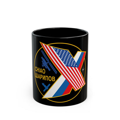 ISS Expedition 10 (NASA) Black Coffee Mug-11oz-The Sticker Space