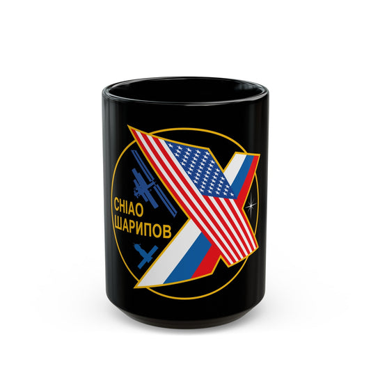 ISS Expedition 10 (NASA) Black Coffee Mug-15oz-The Sticker Space