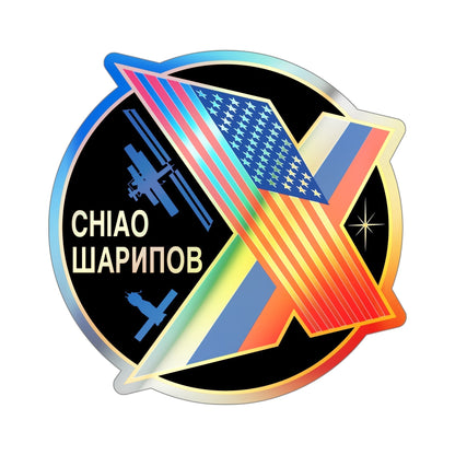 ISS Expedition 10 (NASA) Holographic STICKER Die-Cut Vinyl Decal-5 Inch-The Sticker Space