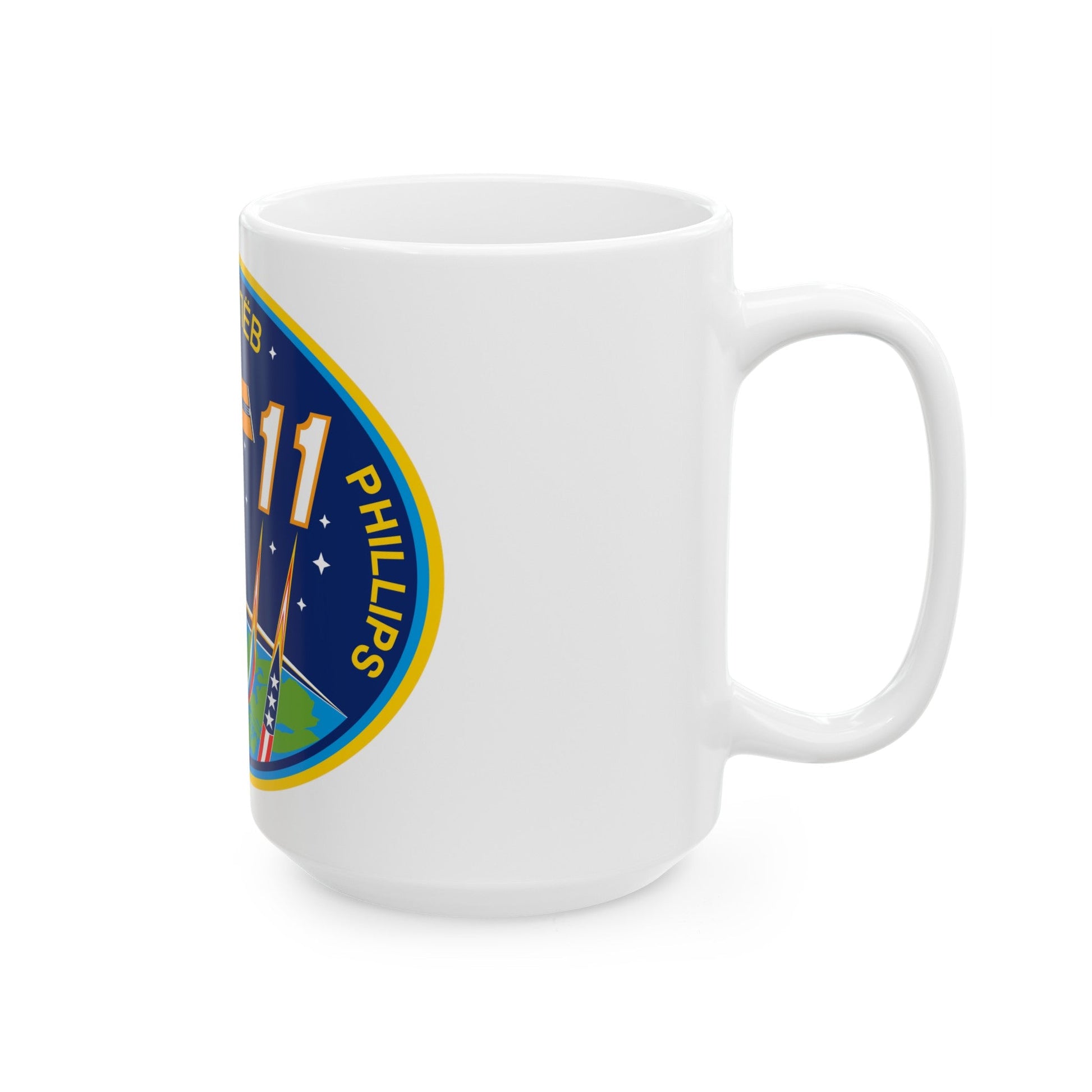 ISS Expedition 11 (NASA) White Coffee Mug-The Sticker Space