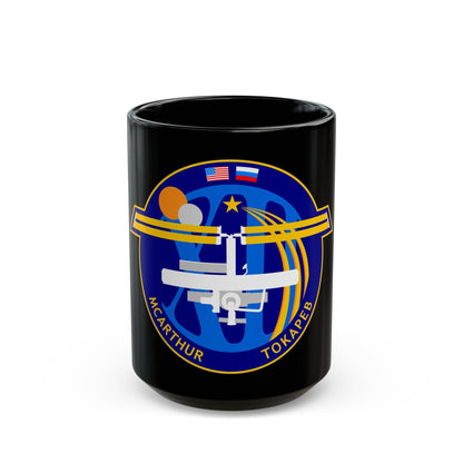 ISS Expedition 12 (NASA) Black Coffee Mug-15oz-The Sticker Space