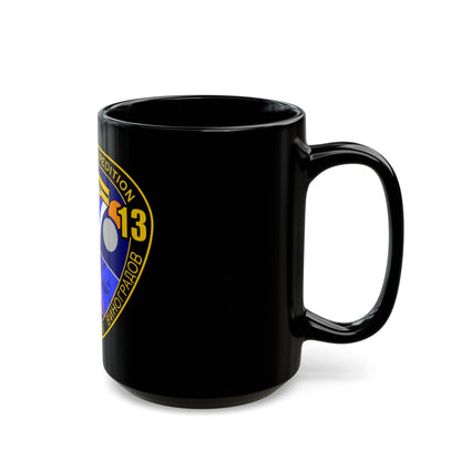 ISS Expedition 13 (NASA) Black Coffee Mug-The Sticker Space