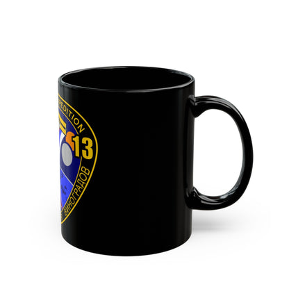 ISS Expedition 13 (NASA) Black Coffee Mug-The Sticker Space