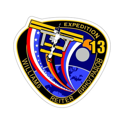 ISS Expedition 13 (NASA) STICKER Vinyl Die-Cut Decal - The Sticker Space