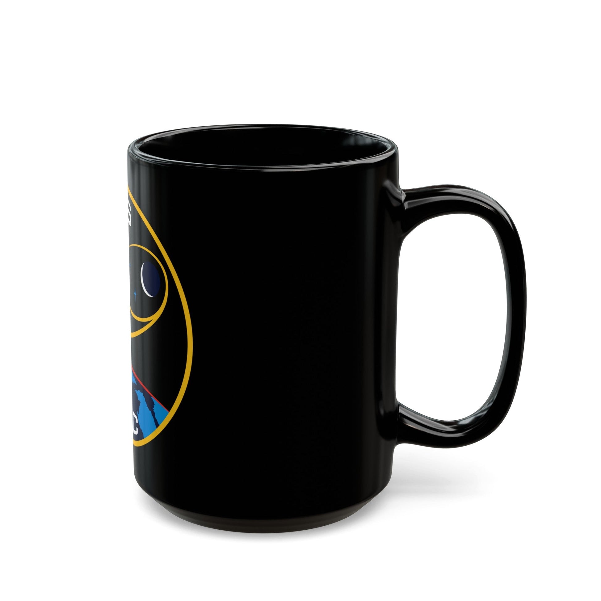 ISS Expedition 14 (NASA) Black Coffee Mug-The Sticker Space