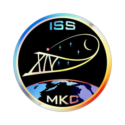 ISS Expedition 14 (NASA) Holographic STICKER Die-Cut Vinyl Decal - The Sticker Space