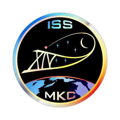 ISS Expedition 14 (NASA) Holographic STICKER Die-Cut Vinyl Decal - The Sticker Space