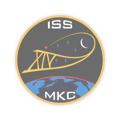 ISS Expedition 14 (NASA) STICKER Vinyl Kiss-Cut Decal 2 Inch Transparent - The Sticker Space