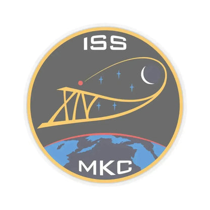ISS Expedition 14 (NASA) STICKER Vinyl Kiss-Cut Decal 3 Inch Transparent - The Sticker Space