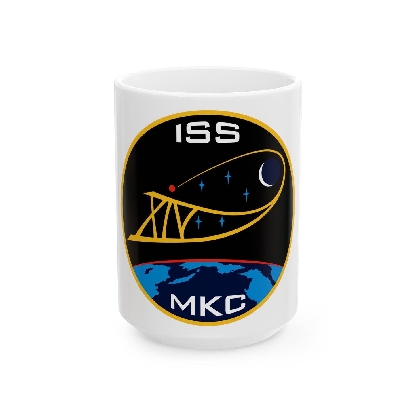 ISS Expedition 14 (NASA) White Coffee Mug-15oz-The Sticker Space